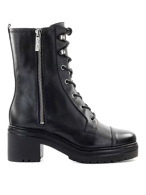 anaka leather combat boot michael kors|Anaka Leather Combat Boot .